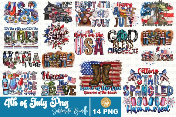 4th of July PNG Sublimatio Bundle Review