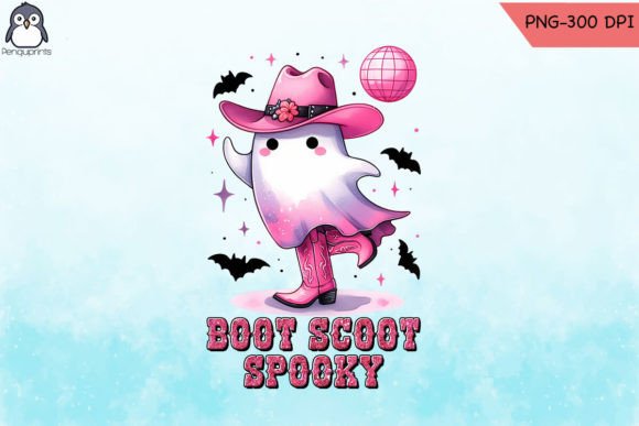 Boot Scoot Spooky Country Cowboy PNG