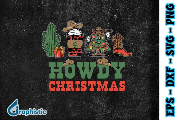 Christmas Howdy Cactus Western SVG Review