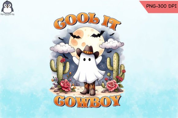 Cool It Cowboy Retro Halloween PNG Review