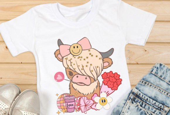 Highland Cow Valentine Png, Western Svg Review