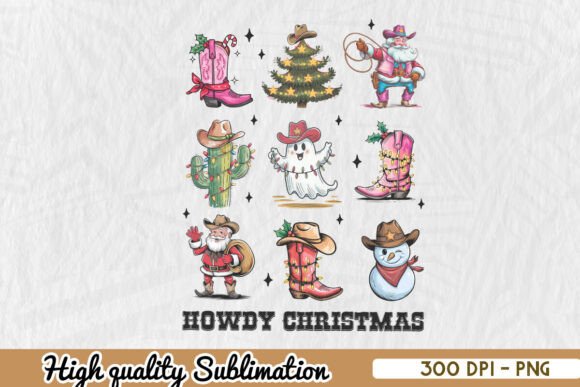 Howdy Christmas Western Santa PNG Review