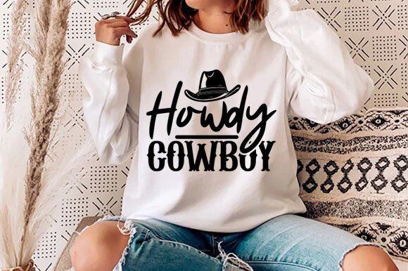 Howdy Cowboy Svg, Cowboy Boots Svg