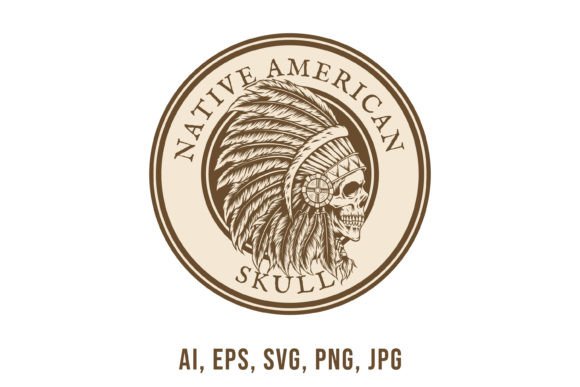 Native American Skull Logo Design Review
