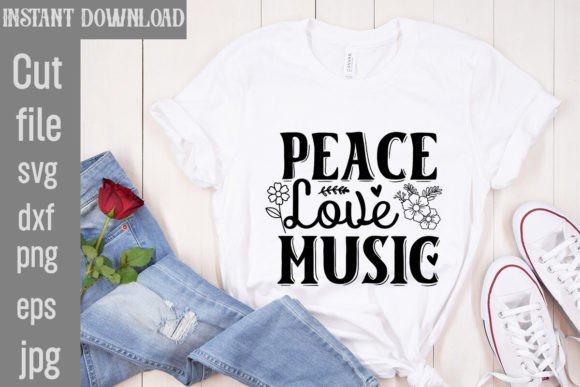 Peace Love Music SVG Cut File: A Designer’s Review