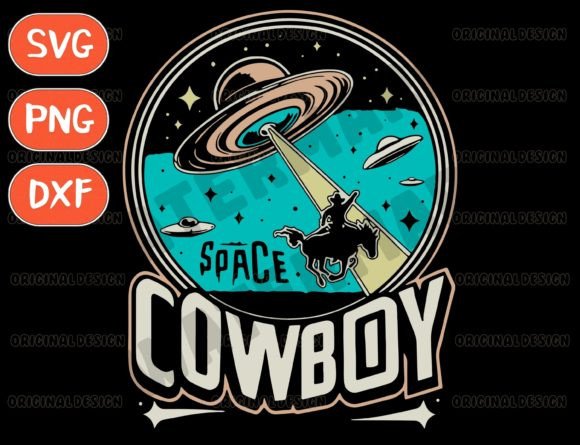 UFO Cowboy Svg Review: Alien Western Design