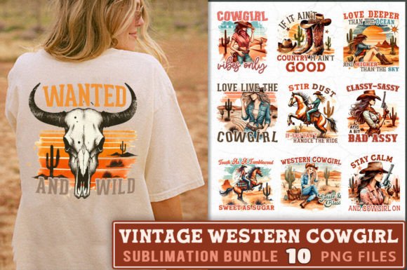 Vintage Cowgirl Sublimation Bundle Review
