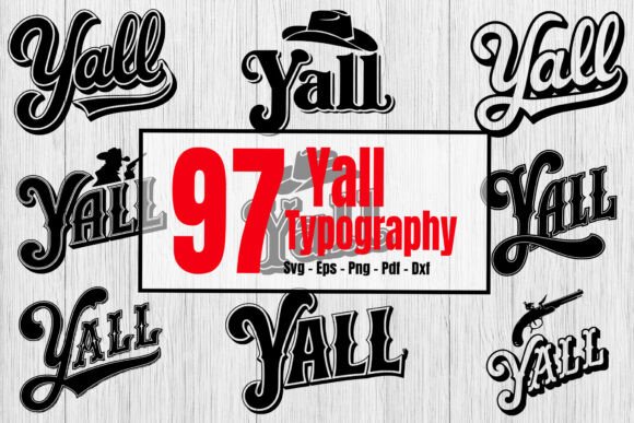 Yall Typography T-shirt Design Bundle Review
